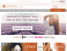 Tablet Screenshot of foxbrim.com